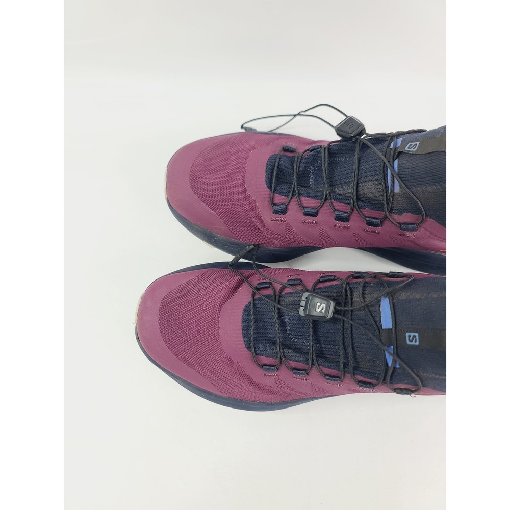 Salomon Brand Running Shoes Men's, Size 8.5 Purple and Navy Color. - Picture 2 of 9